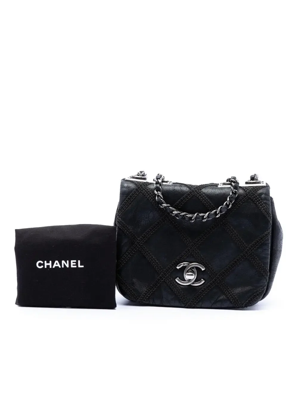 Chanel Diamond Stitch Chain Flap Bag #299196C28B